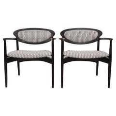 Vintage Pair of Danish Armchairs for Selig