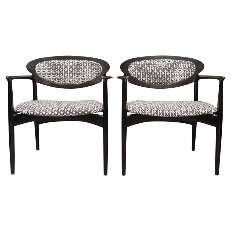 Pair of Danish Armchairs for Selig For Sale