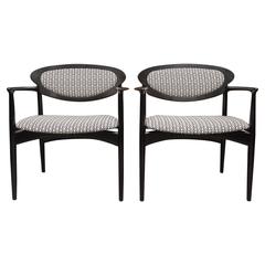 Pair of Danish Armchairs for Selig 6