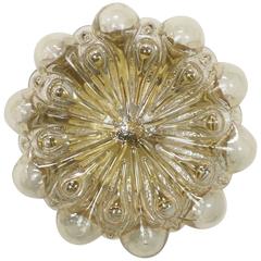 Floral Bubble Glass Flush Mount by Helen Tynell