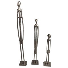 Set di figure placcate argento