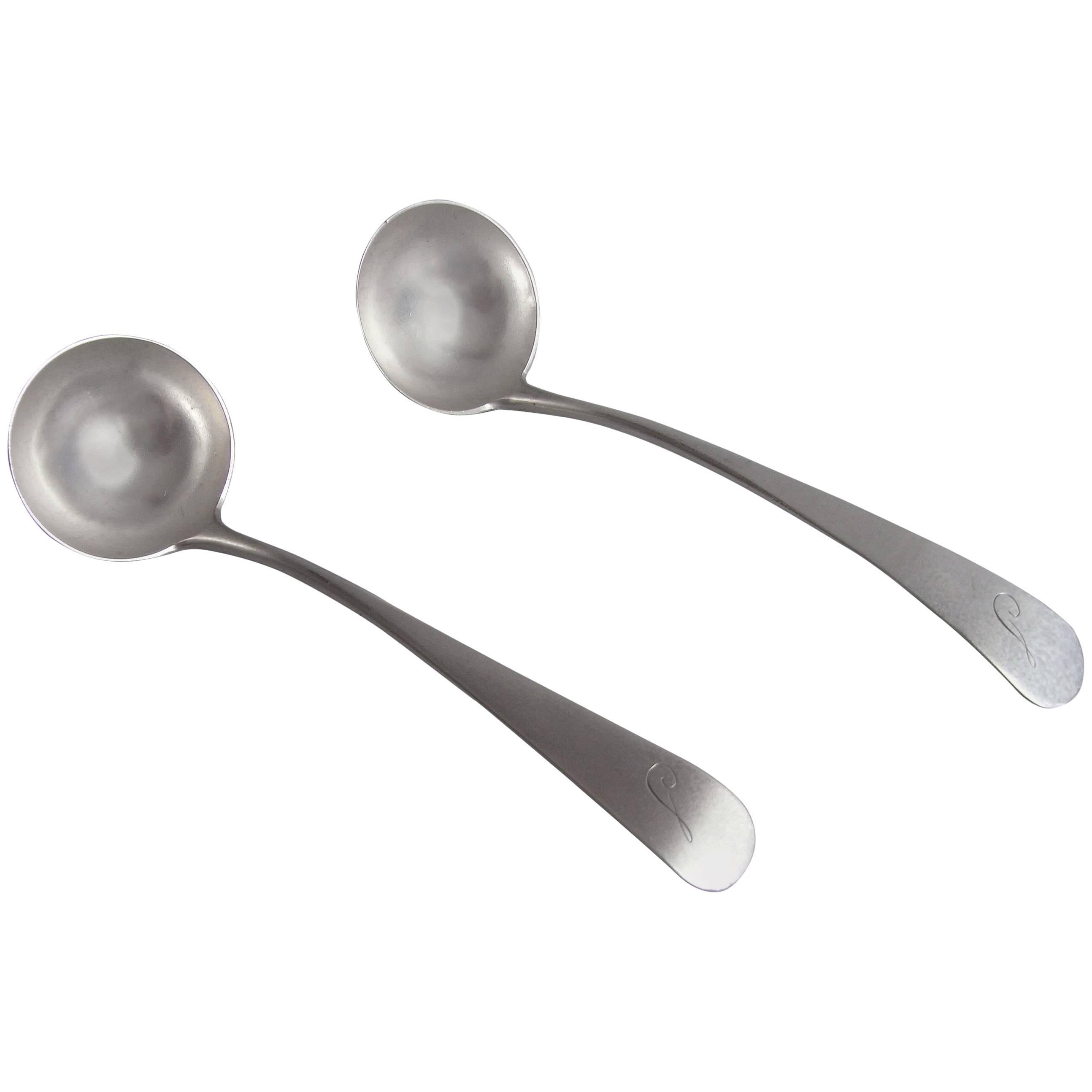 Rare Pair of George III Toddy Ladles Made in Perth by A. Murray, circa 1820