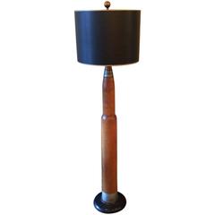 Machine Age Handmade Post-War Trench Art Floor Lamp 11