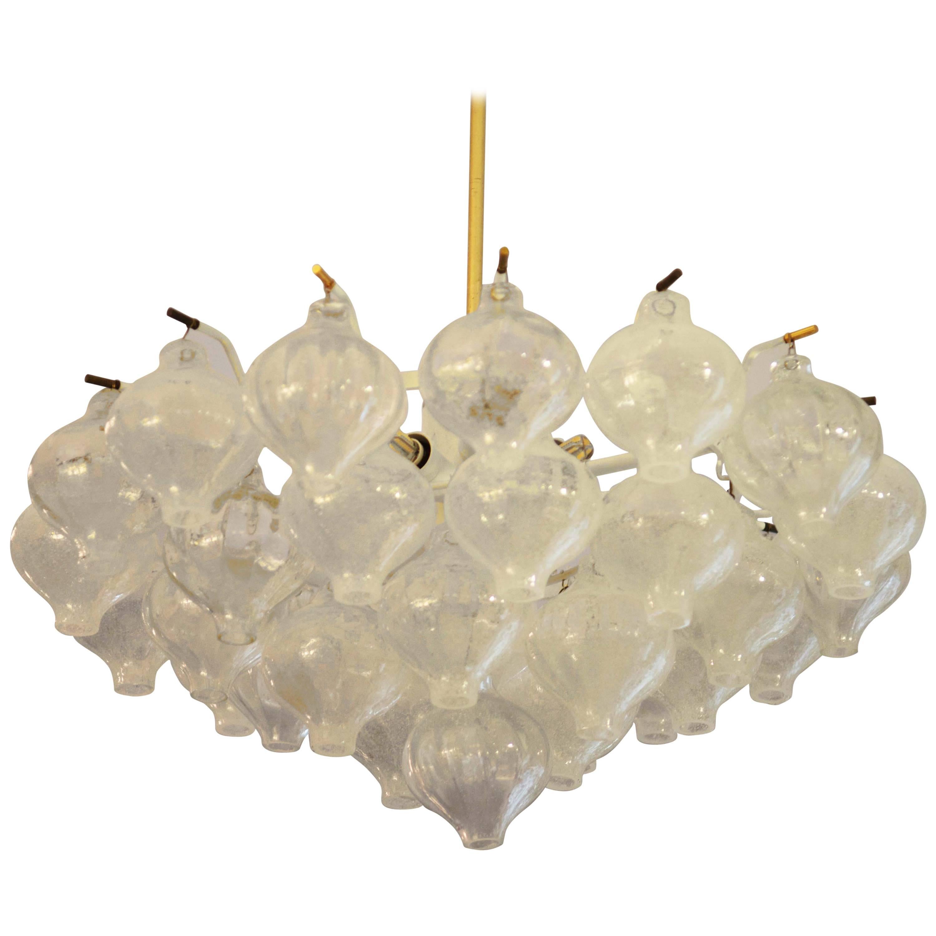 Beautiful Large Kalmar Tulipan Chandelier For Sale