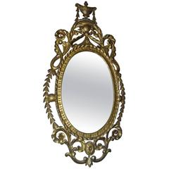 19th Century George III Carved Giltwood Mirror 8
