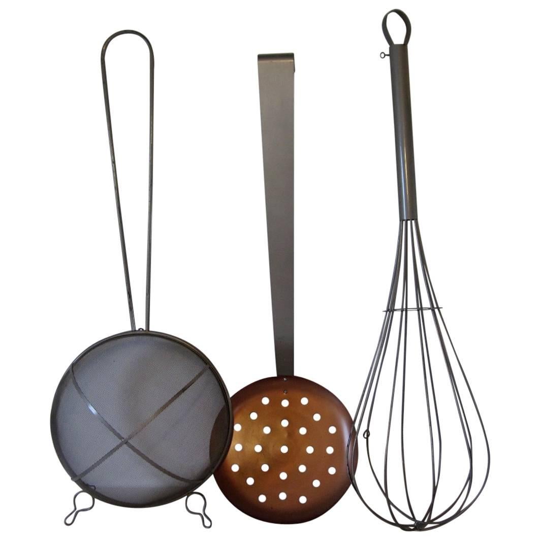 Curtis Jere Huge Sculptural Kitchen Utensils