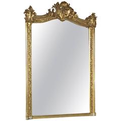 19th Century French Napoleon III Gilded Mirror