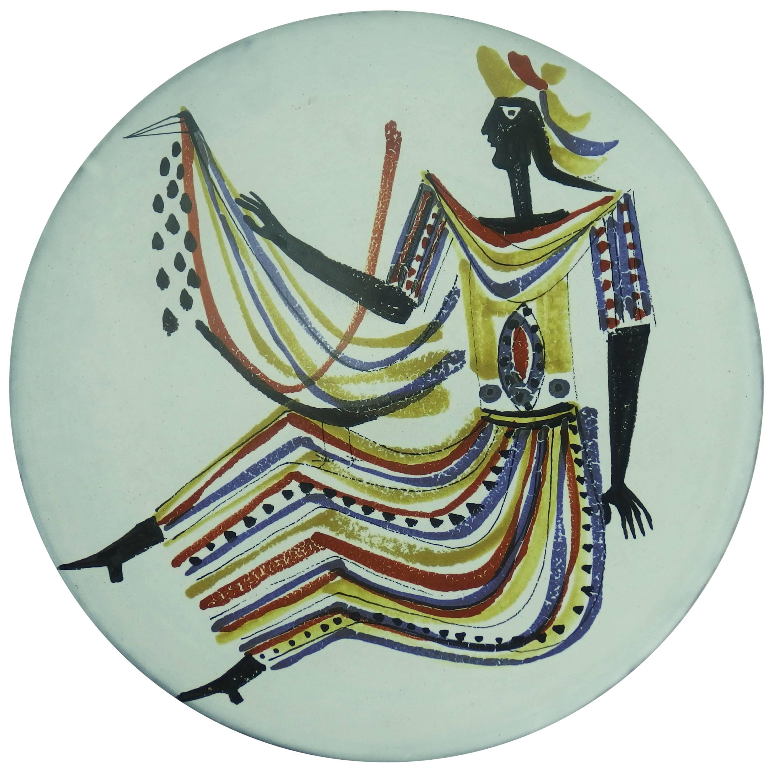Ceramic Plate by Roger Capron