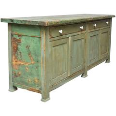 Painted Pine Side Cupboard, circa 1915