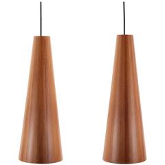 Two Danish Modern Ceiling Lamps by Jørgen Wolf