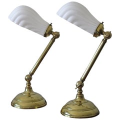 Antique Pair of Faries Table Lamps