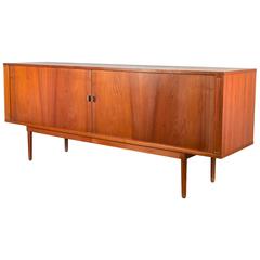 Jens Quistgaard Tambour Door Credenza for Peter Løvig