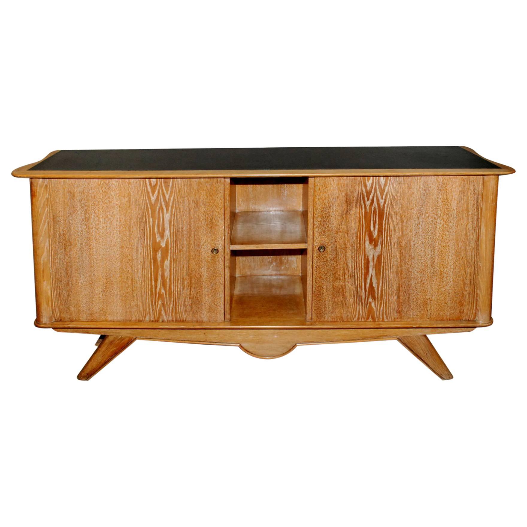 1940s French Cerused Credenza