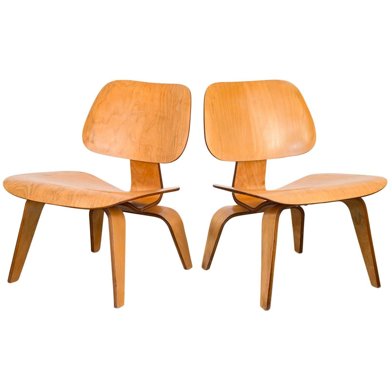 Eames LCW Lounge Chairs for Herman Miller