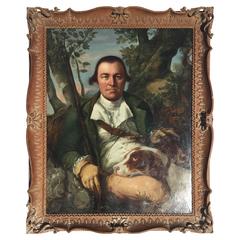 Portrait of a Country Gentleman with two Hunting Dogs, Ozias Humphrey, ca. 1765