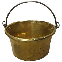 French Early 19th Century Large Cauldron in Brass 7