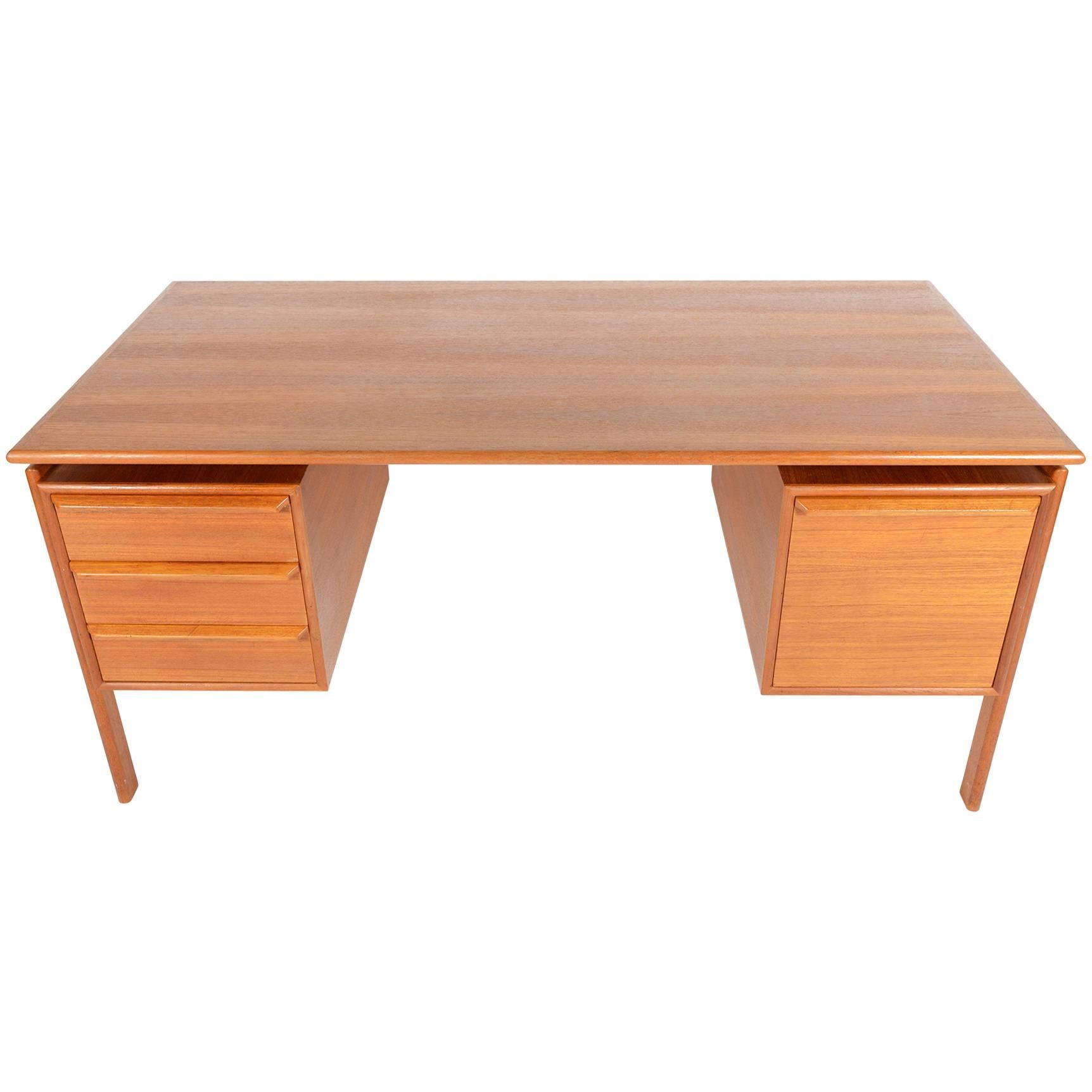 G.V. Gasvig Teak Executive Desk