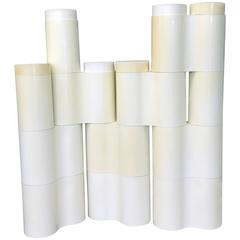 Op Pop Mod Italian Stackable Plastic Room Divider Screen 8