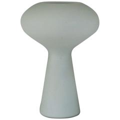 Italian Made Frosted Glass Mushroom Lamp in the Lisa Johansson-Pape Style