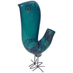 Alessandro Pianon Pulcino Bird Sculpture Vistosi Murano