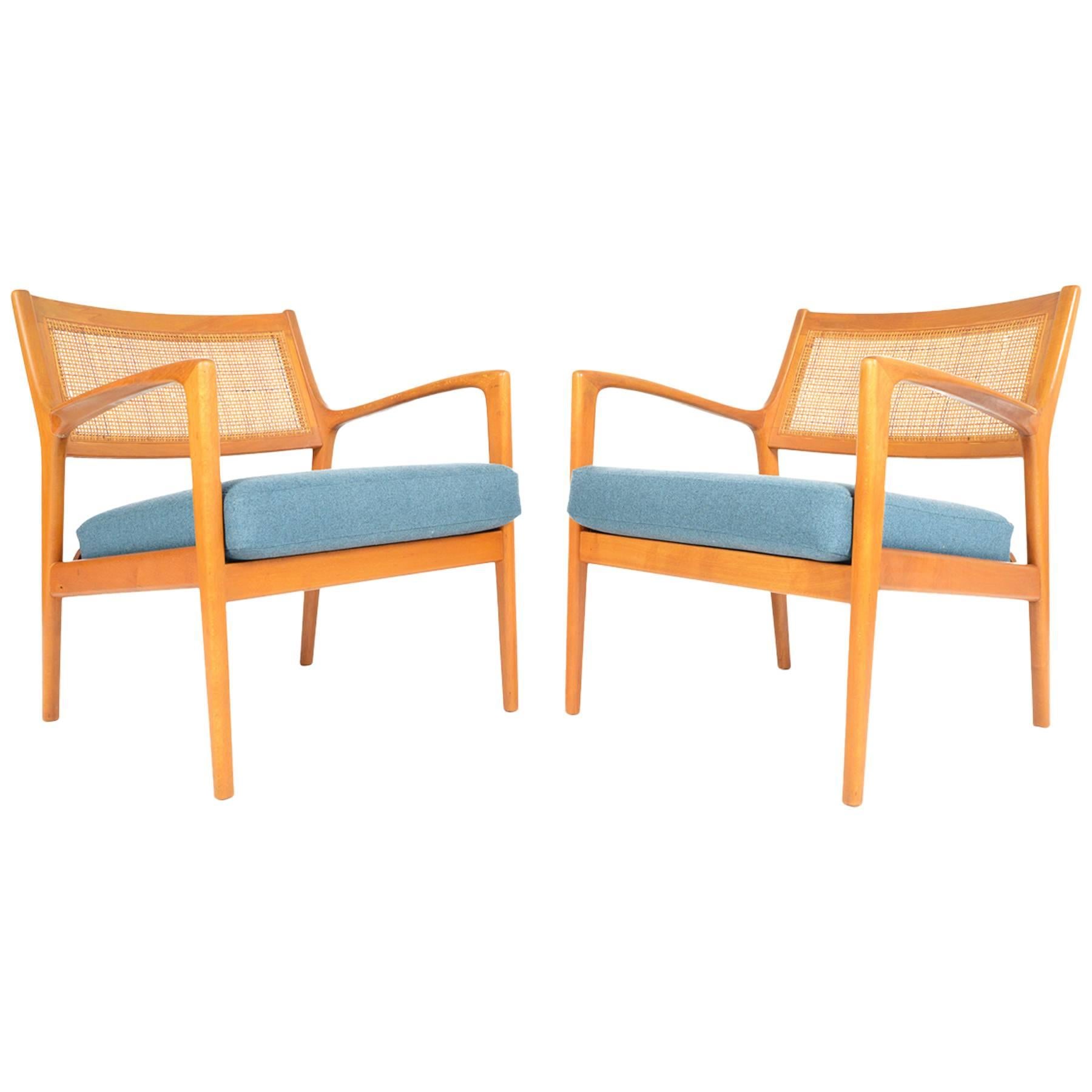 Pair of Model F139 Teak Lounge Chairs by Karl Erik Ekselius