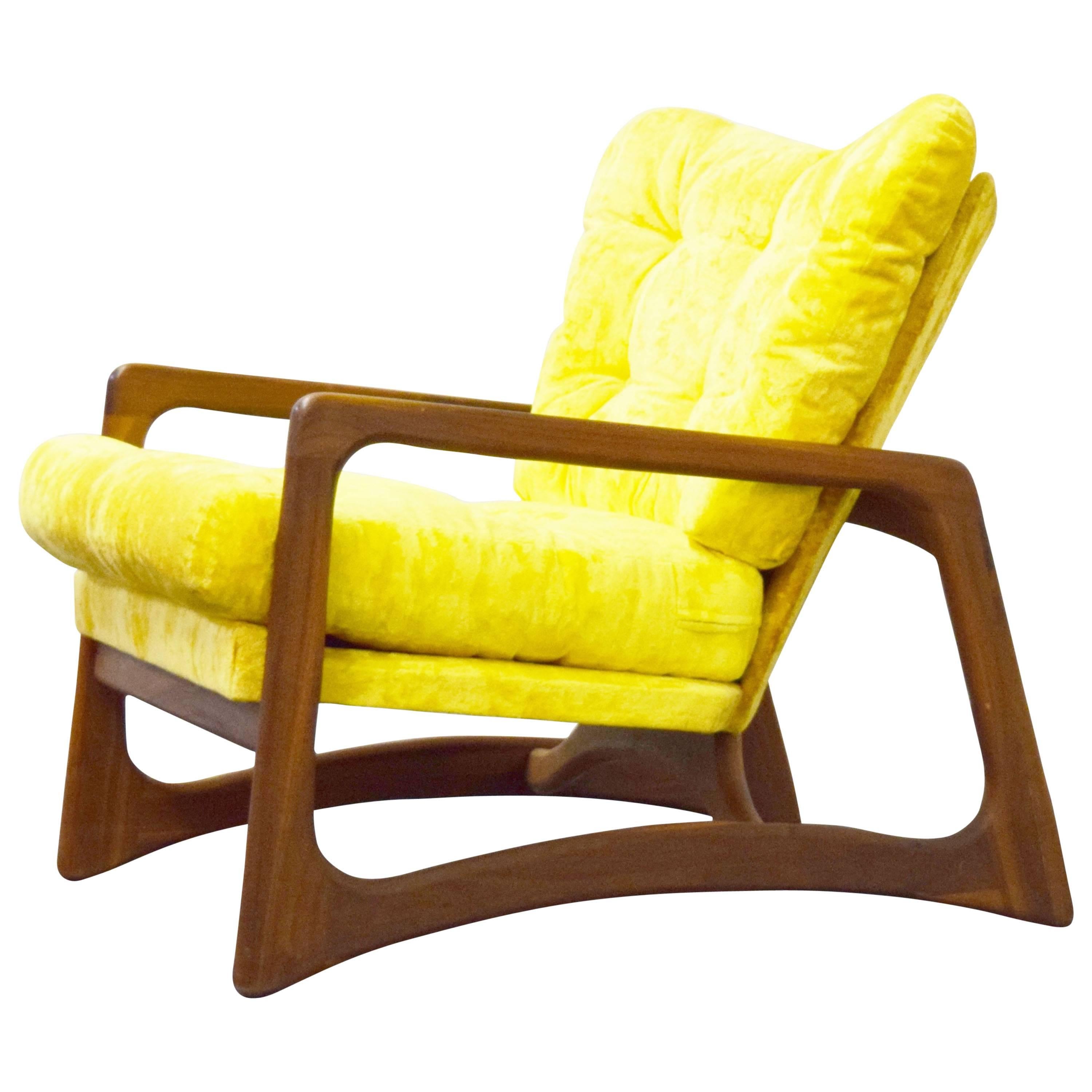 Adrian Pearsall Sculpted Walnut Lounge Chair