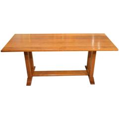 Antique Rare Oak Arts and Crafts Refectory Table by Gordon Russell