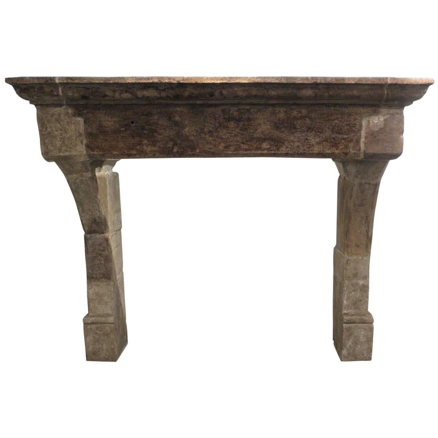 Antique Fireplace Mantel from Ainsi For Sale
