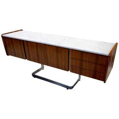 Luxurious 1960s Ste-Marie Laurent Rosewood Credenza