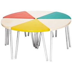 1960s Fiberglass Pie Table 11
