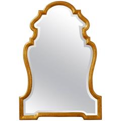 Italian Hollywood Regency Carved Giltwood Mirror 10
