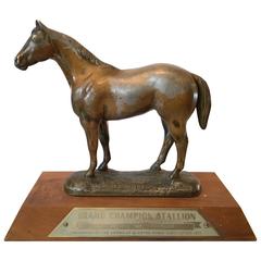 Magnificent Lead Horse Statue