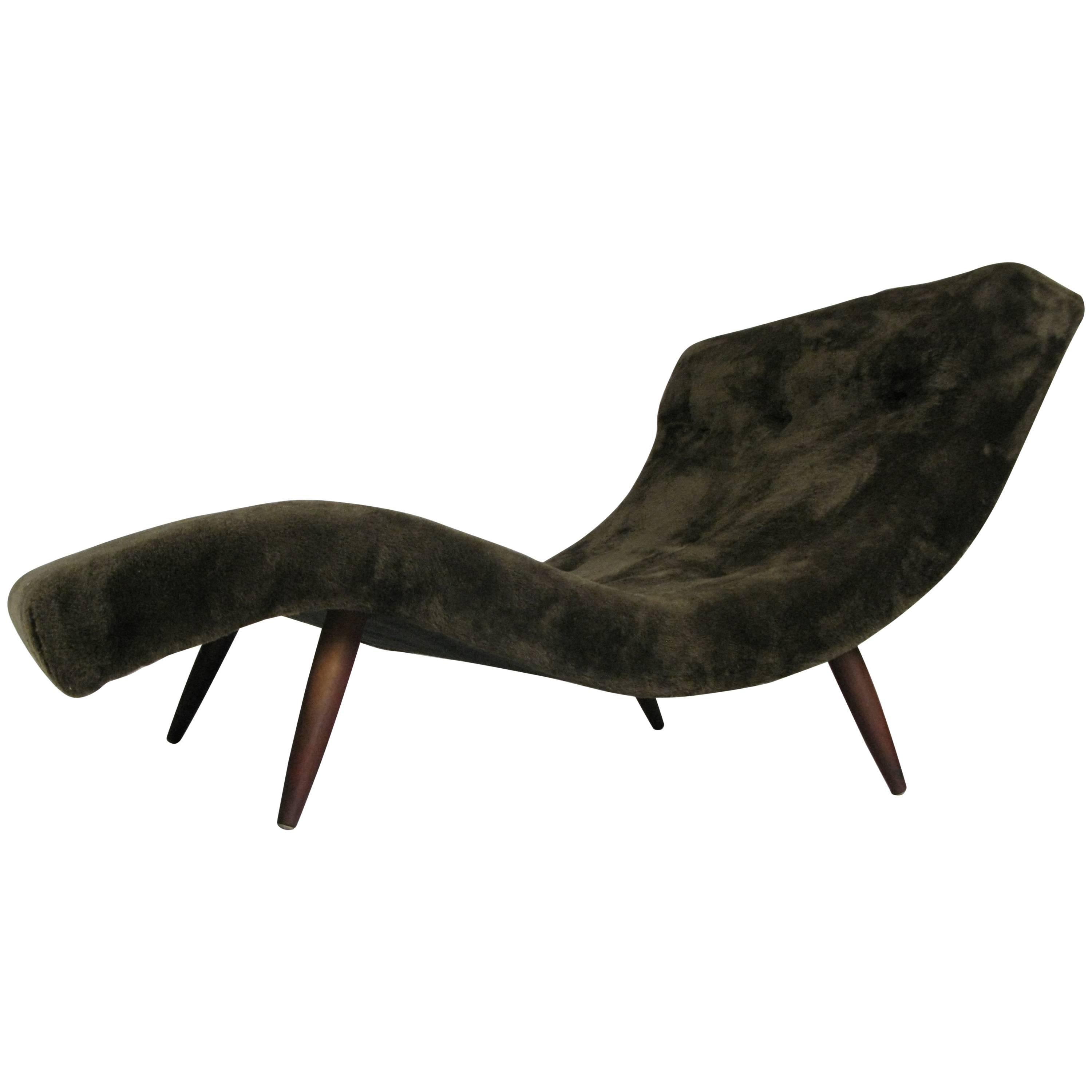 Vintage 1960s Curved Chaise Longue by Adrian Pearsall