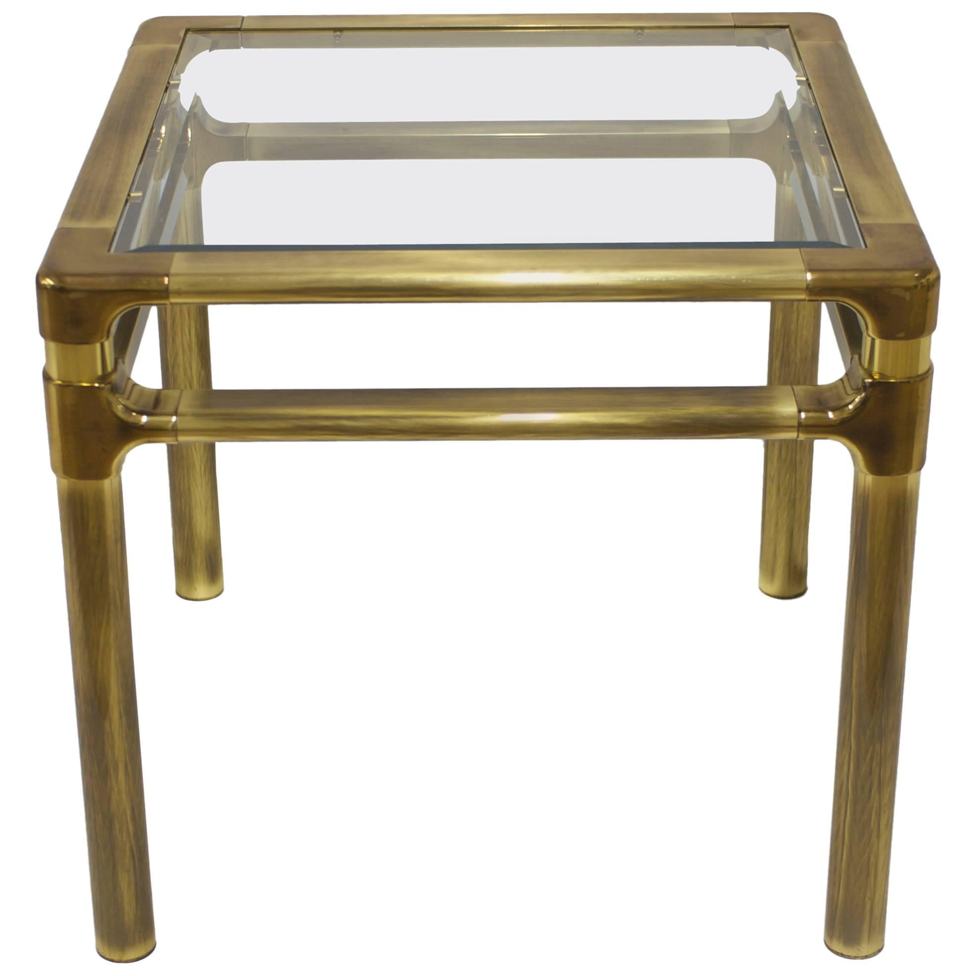  Mastercraft Brass End or Side Table