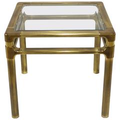  Mastercraft Brass End or Side Table