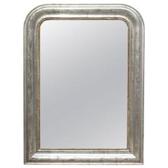 French Louis Philippe Silvered Mirror 5