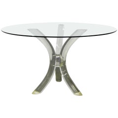 Lucite Tusk Table by Charles Hollis Jones