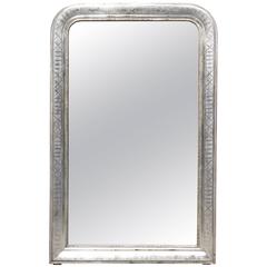 Used French Louis Philippe Silvered Mirror