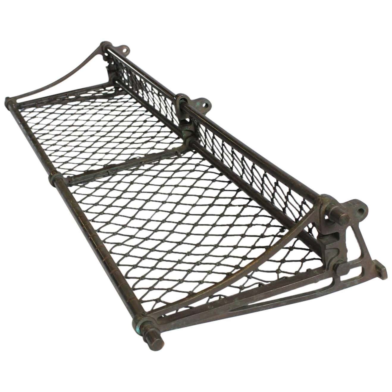 Train Bag Rack Antique American Train Luggage Rack For Sale at 1stDibs | train luggage ...
