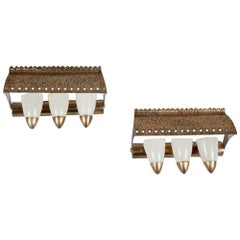 Pair of Sconces, Italy, 1960s