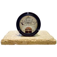 Antique Ampere Meter, Early 20th Century, Rare Arc Solarium Unit as Sculpture