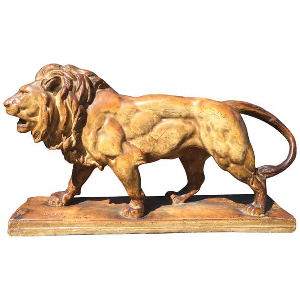 Lion Sculpture by Antoine-Louis Barye at 1stDibs | barye lion sculpture ...