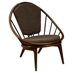 Early Peacock Lounge Chair by Ib Kofod-Larsen