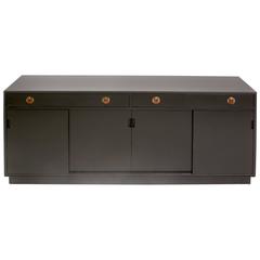 Ebonized Mahogany Credenza by Edward Wormley for Dunbar 12