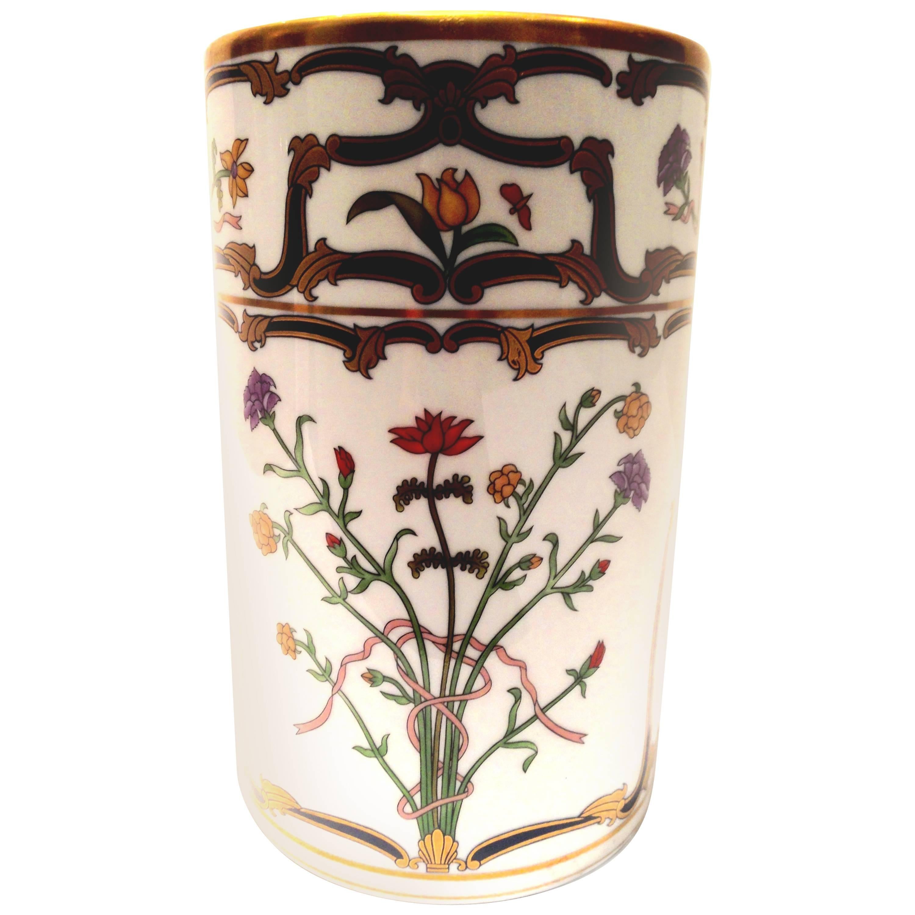 1980s Christian Dior "Renaissance" Porcelain Vase