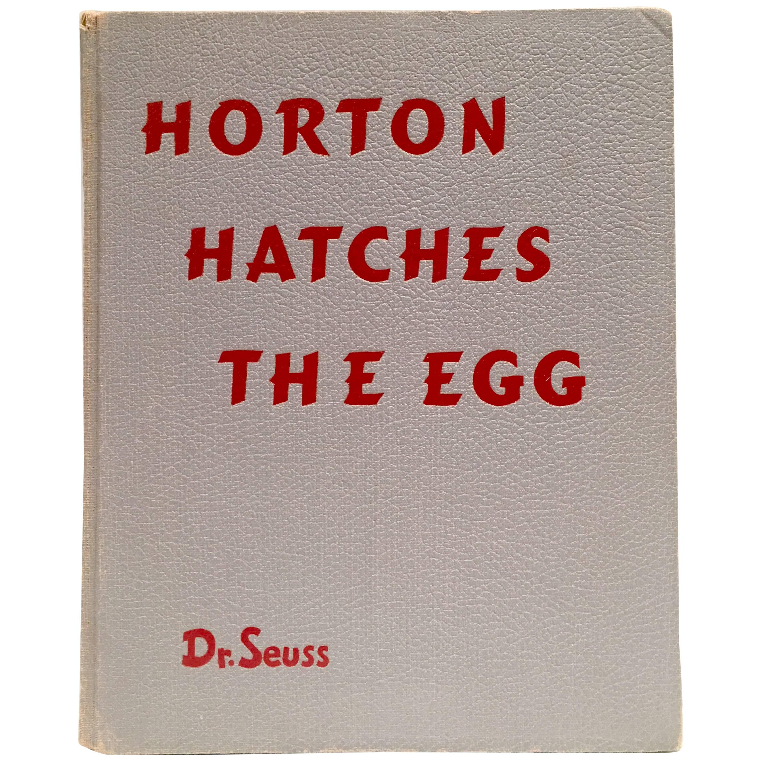 Rare 1st Edition & 1st Printing 1940 "Horton Hatches The Egg" by Dr. Seuss 