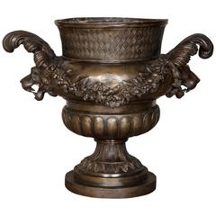 Large Ornate Bronze Urn