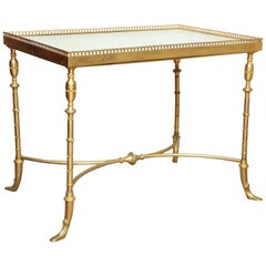 Brass and Marble Cocktail Table