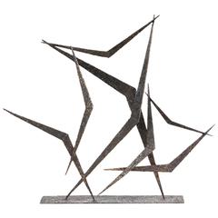 Marcello Fantoni Abstract Metal Sculpture