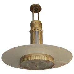Grand Art Deco Theater Chandelier 6
